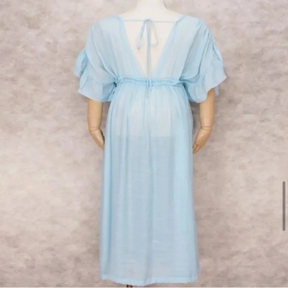 Vintage Bohemian Long Beach Dress - Picture 10 of 12